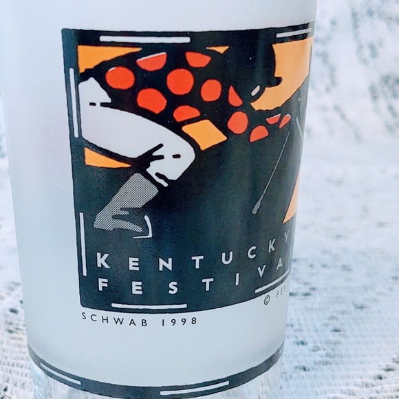 VINTAGE COLLECTIBLE OFFICIAL PEPSI 1998 KENTUCKY DERBY FESTIVAL GLASS 5.25" - Picture 10 of 10